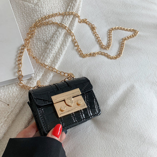 Mini Crossbody Chain Strap Sidebag