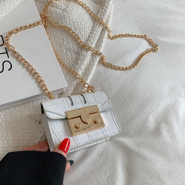 Mini Crossbody Chain Strap Sidebag