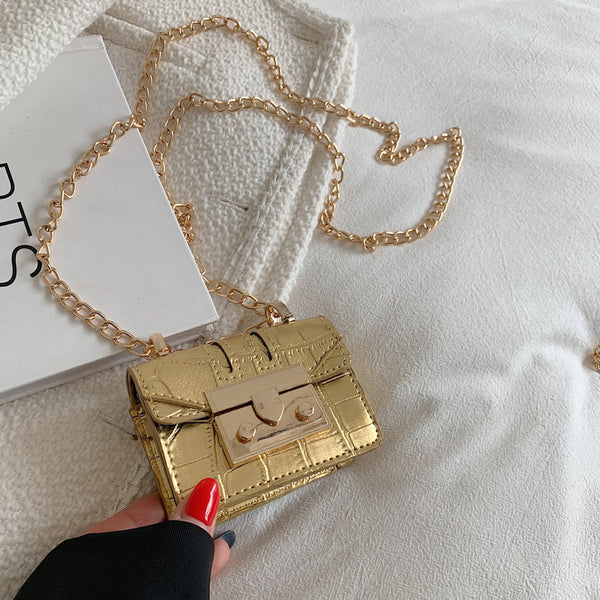 Mini Crossbody Chain Strap Sidebag