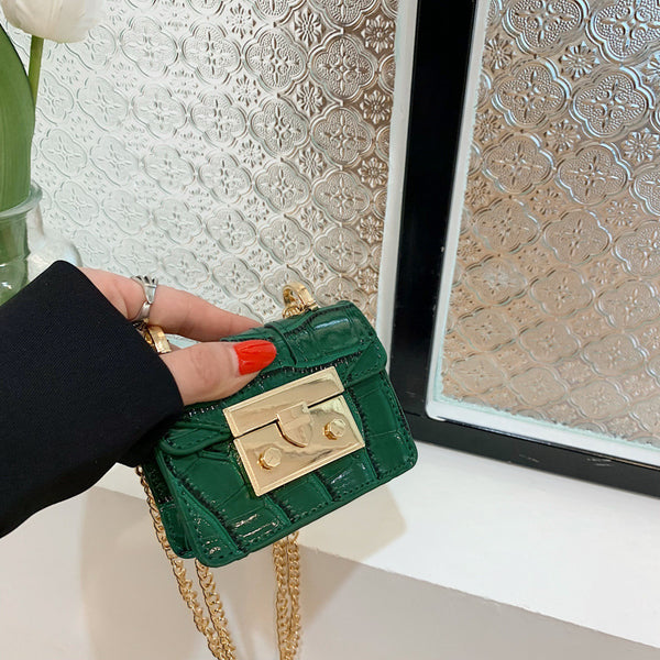 Mini Crossbody Chain Strap Sidebag