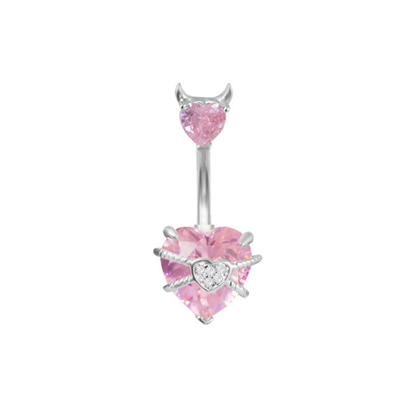 Heart Navel Piercing