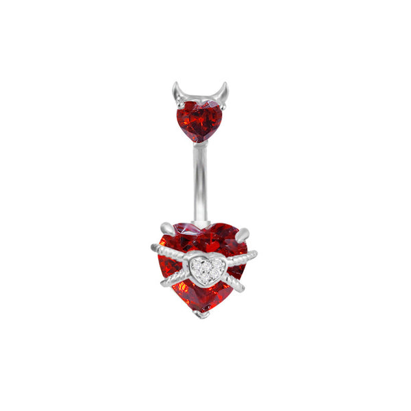 Heart Navel Piercing