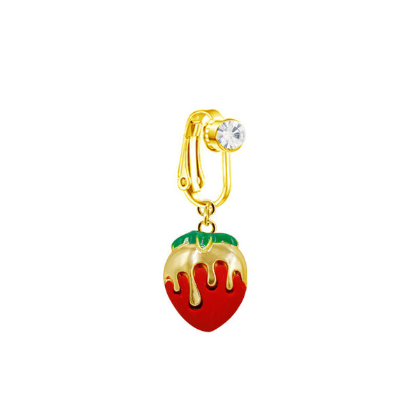 Strawberry Navel Piercing