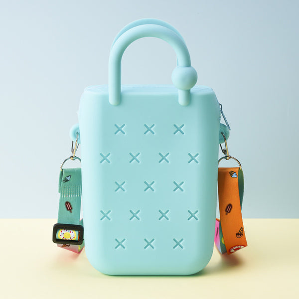 Zippered Silicone Croc Sidebag (Charms Not Included)