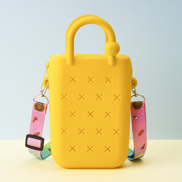 Zippered Silicone Croc Sidebag (Charms Not Included)