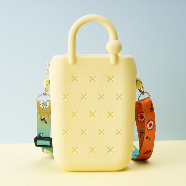 Zippered Silicone Croc Sidebag (Charms Not Included)