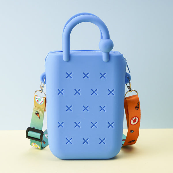 Zippered Silicone Croc Sidebag (Charms Not Included)