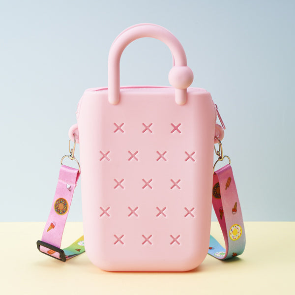 Zippered Silicone Croc Sidebag (Charms Not Included)