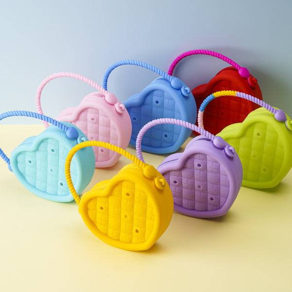 Love Themed Silicone Coin Purse