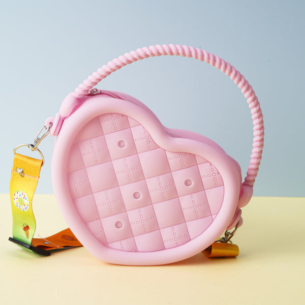 Love Themed Silicone Coin Purse