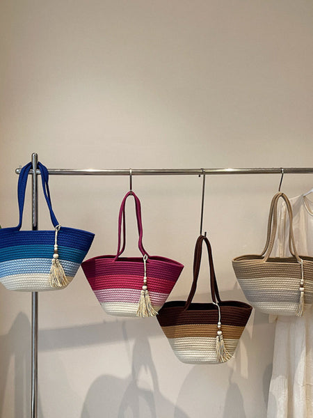 Large Woven Shopping Bag