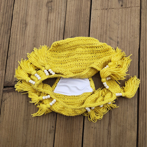 Handmade Crochet Tassel Bikini Set