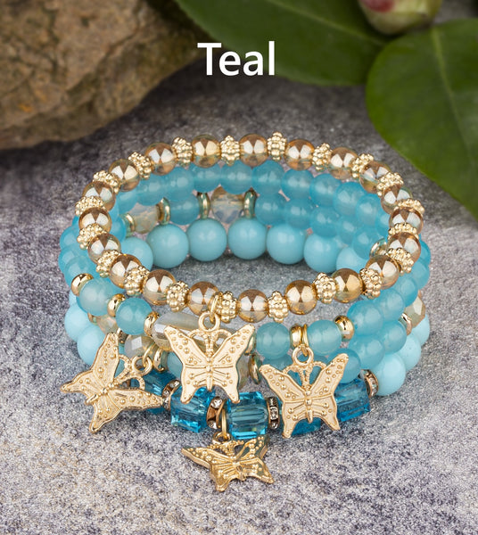 Butterfly Boho Beaded Bracelets