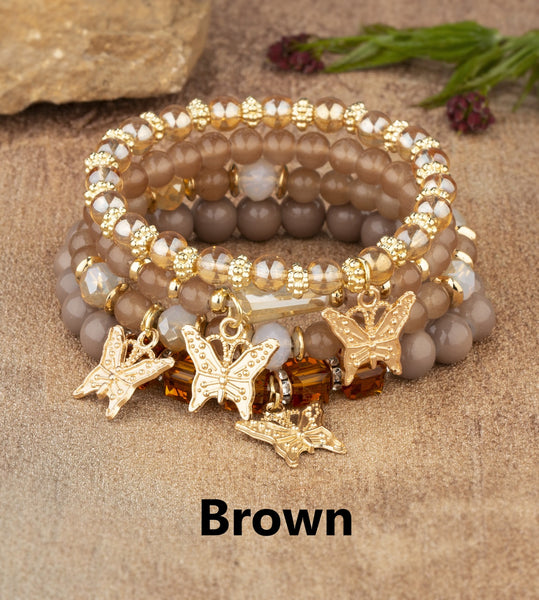 Butterfly Boho Beaded Bracelets