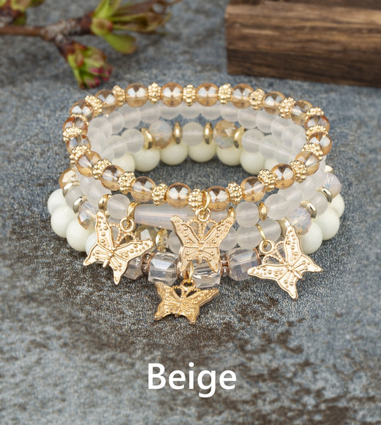 Butterfly Boho Beaded Bracelets