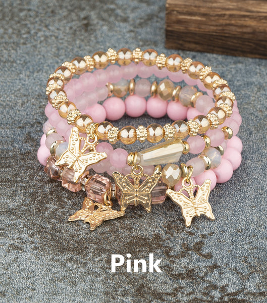 Butterfly Boho Beaded Bracelets