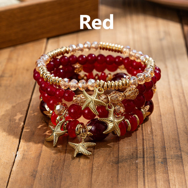 Starfish Boho Beaded Bracelets