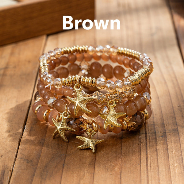 Starfish Boho Beaded Bracelets
