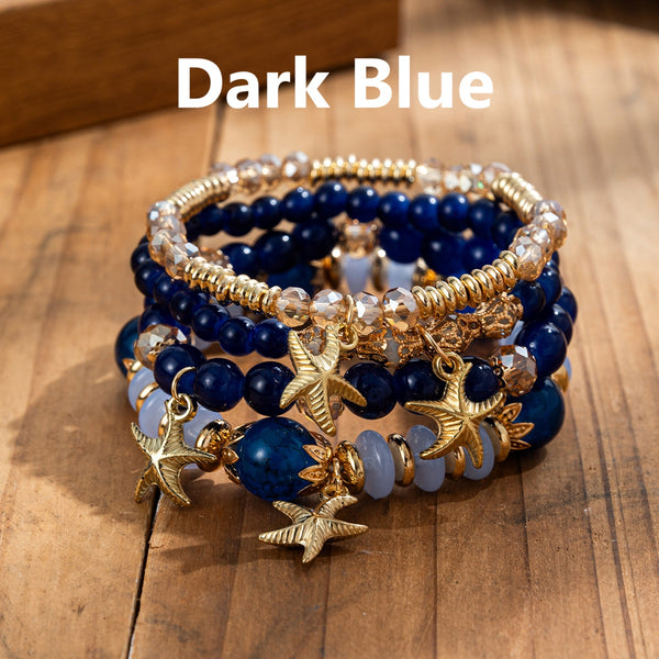 Starfish Boho Beaded Bracelets