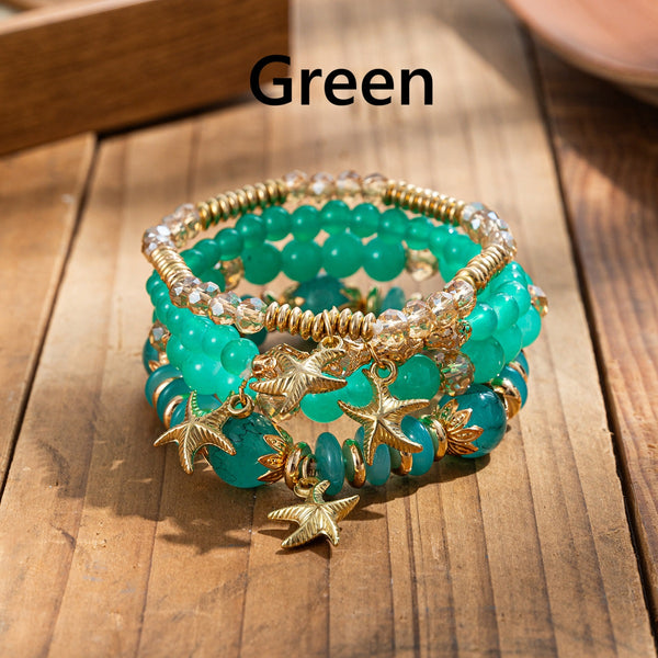 Starfish Boho Beaded Bracelets