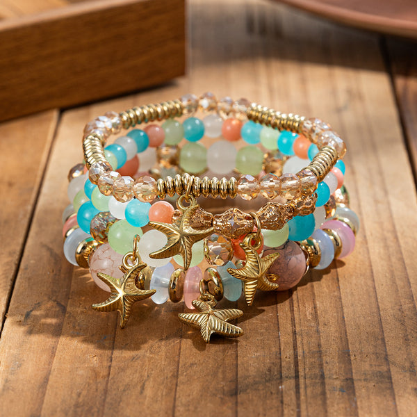 Starfish Boho Beaded Bracelets