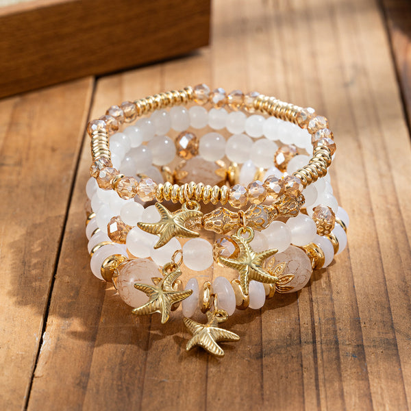 Starfish Boho Beaded Bracelets