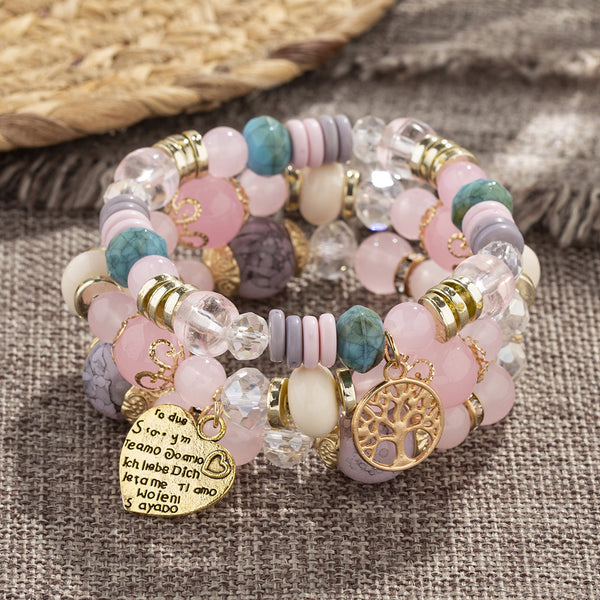 Heart Boho Beaded Bracelets