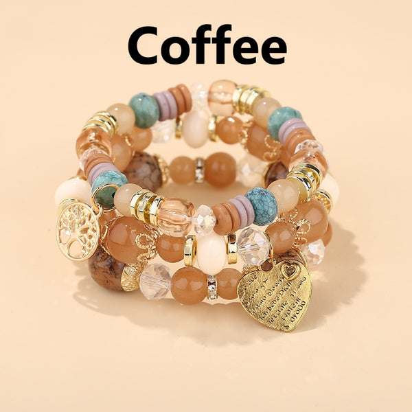 Heart Boho Beaded Bracelets