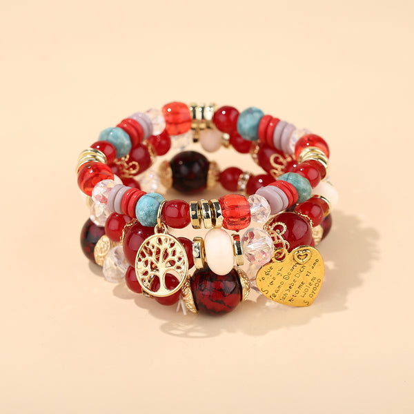 Heart Boho Beaded Bracelets