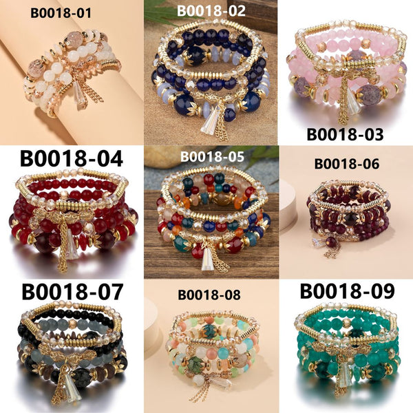 Tassel Boho Beaded Bracelets