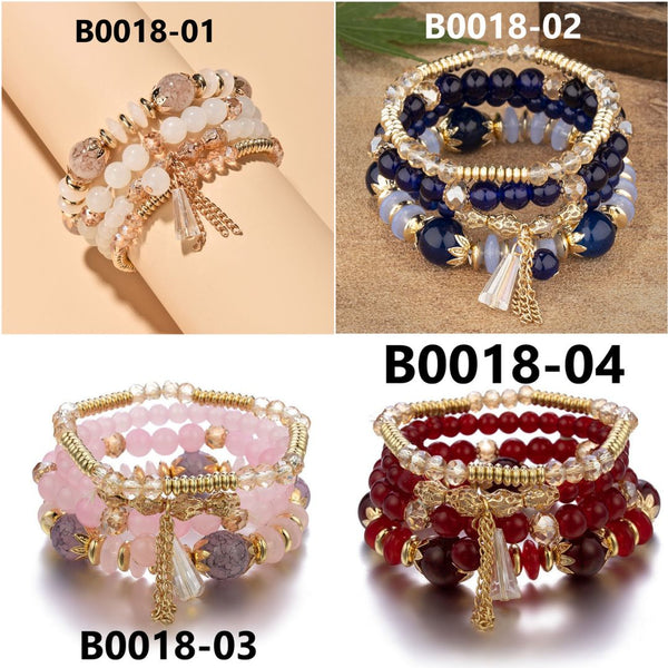 Tassel Boho Beaded Bracelets