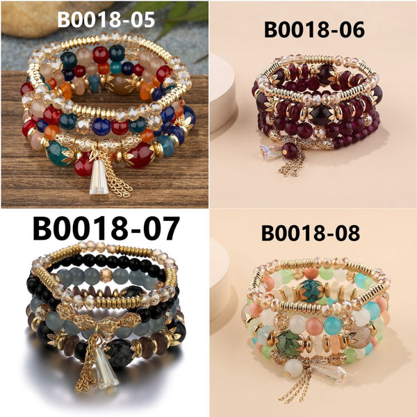 Tassel Boho Beaded Bracelets