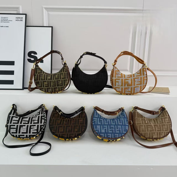 F Monogram Underarm Bag