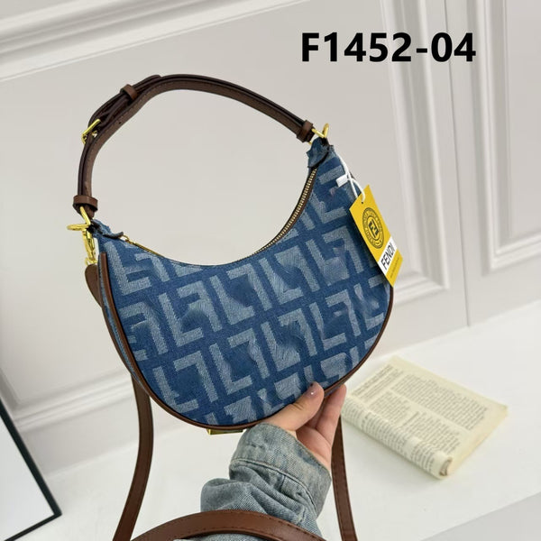 F Monogram Underarm Bag