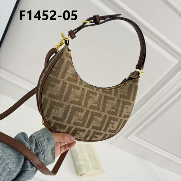 F Monogram Underarm Bag