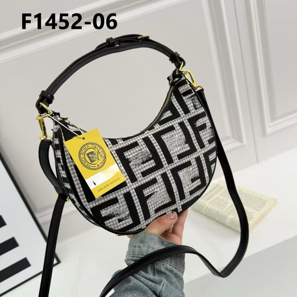 F Monogram Underarm Bag