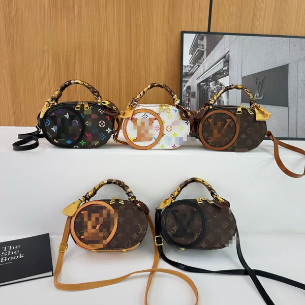 VL Retro Silk Scarf Box Bag