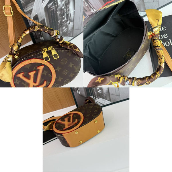 VL Retro Silk Scarf Box Bag
