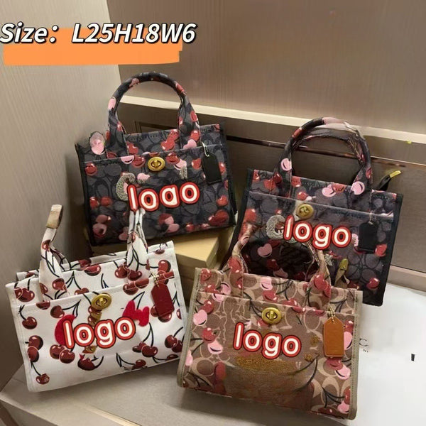 Cherry Print Crossbody Bag