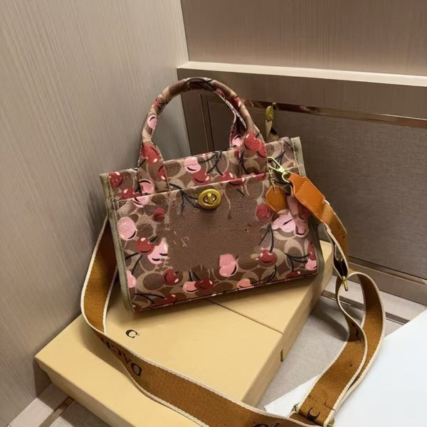 Cherry Print Crossbody Bag