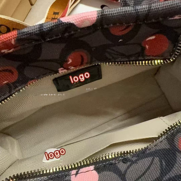 Cherry Print Crossbody Bag