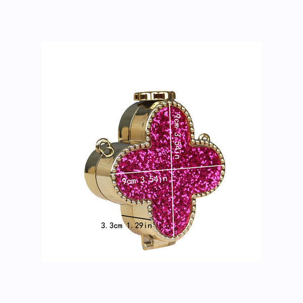 Mini 4 Leaf Sparkly Clutch