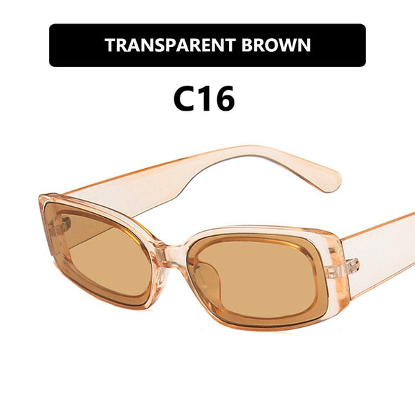 Trendy Small Frame Rectangular Sunglasses