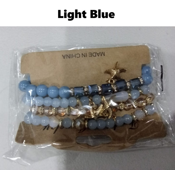 Starfish Boho Beaded Bracelets
