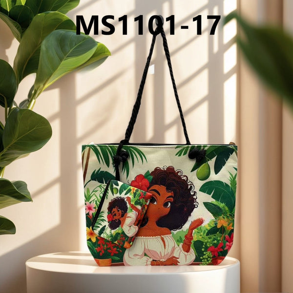 African Printed Canvas Bag