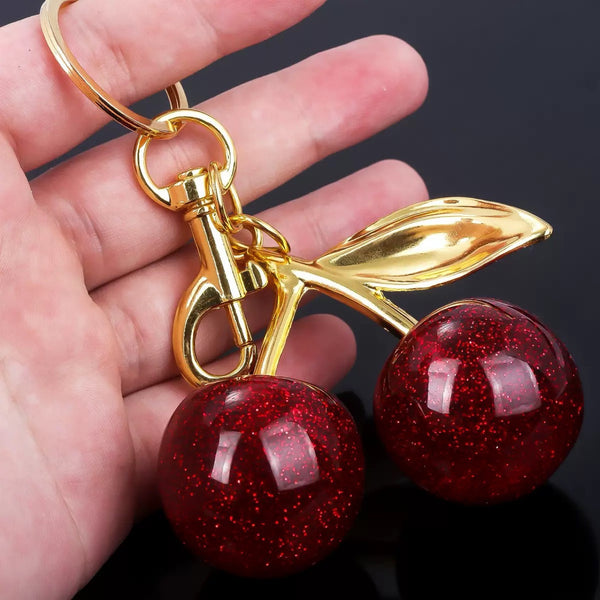 High End Cherry Pendant Keychain