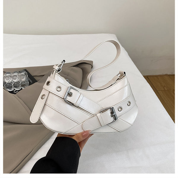 Trendy Buckle Underarm Bag