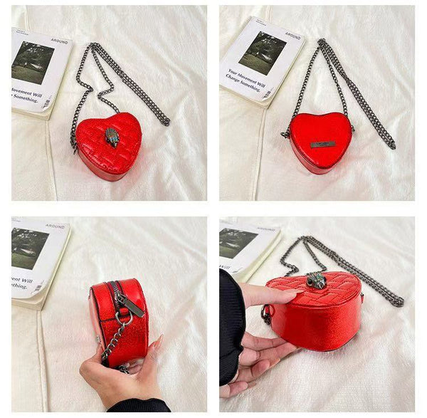Mini KG Heart Crossbody Bag