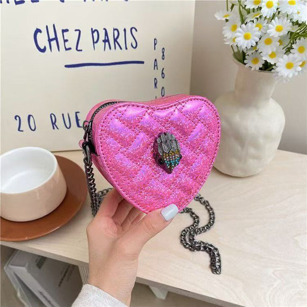 Mini KG Heart Crossbody Bag