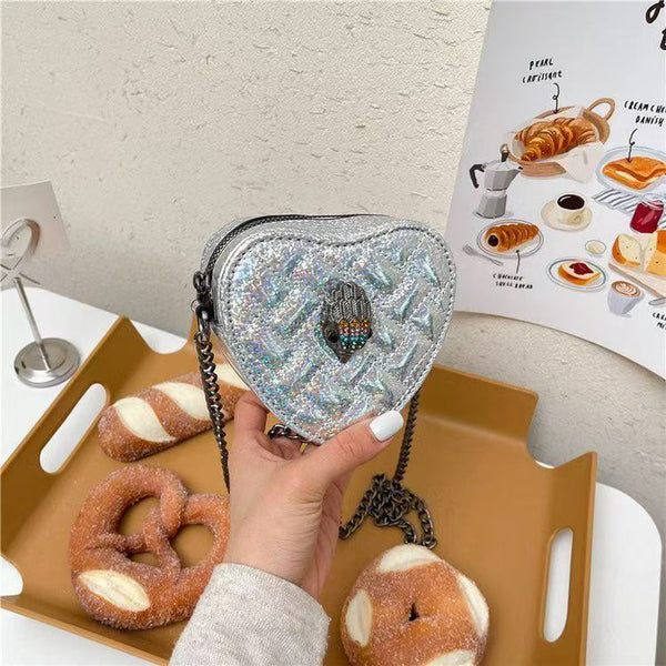 Mini KG Heart Crossbody Bag
